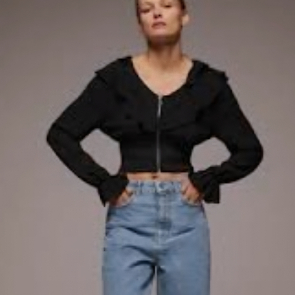 Black Cropped Jacket